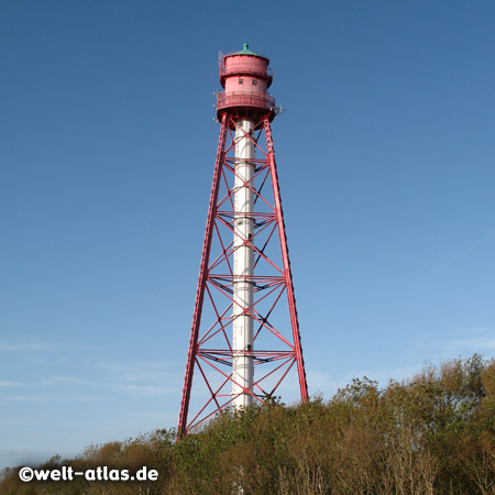 Das Leuchtfeuer Campen ist der höchste Leuchtturm DeutschlandsBreite: 53° 24' N, Länge: 007° 01' E