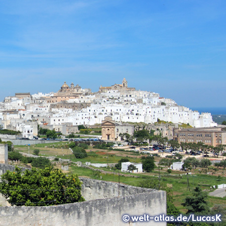 Ostuni, die „weiße Stadt“ in Apulien