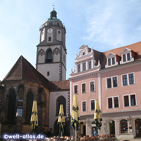 Frauenkirche mit Porzellanglockenspiel in Meißen