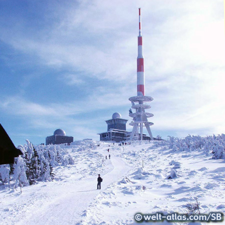 Winter on the top of Brocken 