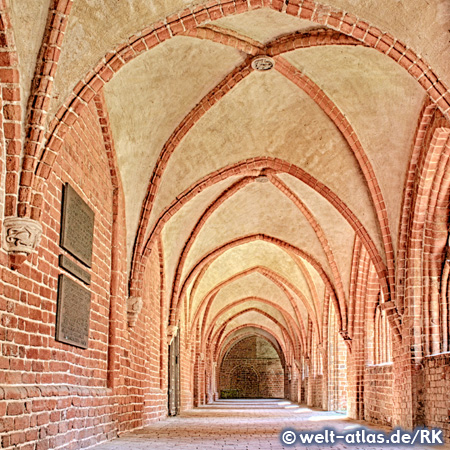 Kreuzgang im Kloster Havelberg, DeutschlandErbaut zwischen 12ten und 15ten Jahrhundert