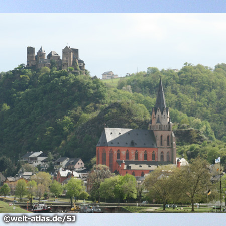 Oberwesel am Rhein, Burg SchönburgLiebfrauenkirche