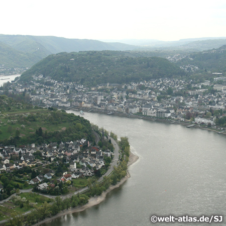 Blick auf den Rhein bei Boppard