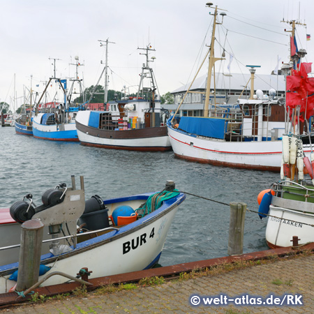 Fishing Port of Burgstaaken Fehmarn island