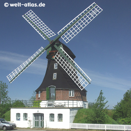 Windmühle Catharina in Oldenswort,Ferienwohnung