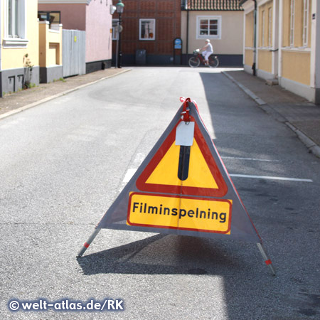 Achtung Filmaufnahmen, Ystad, Sweden