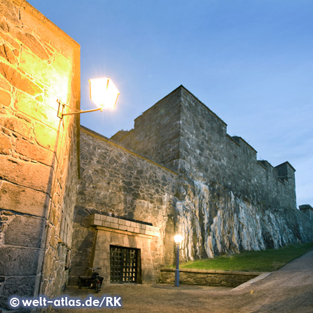 Access  to the fortress of Marstrand, western Sweden