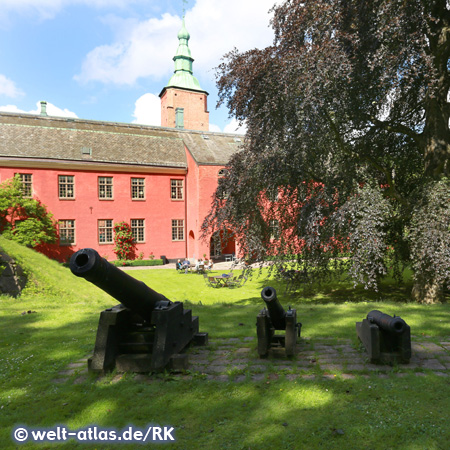 Halmstad castle garden, province Halland, Sweden