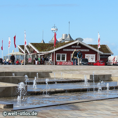 Neue Promenade vor der Seebrücke, St. Peter-Ording im Bad