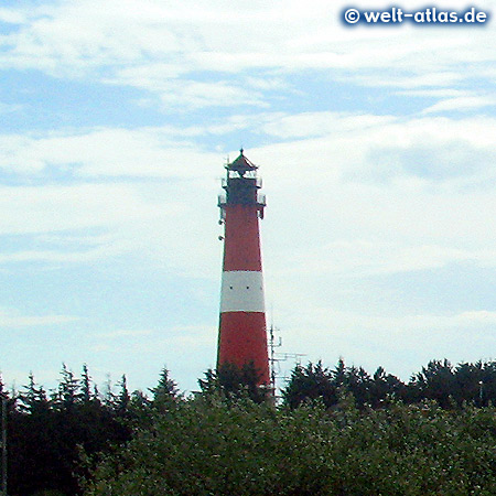 Leuchtturm von Hörnum im Süden der Insel Sylt