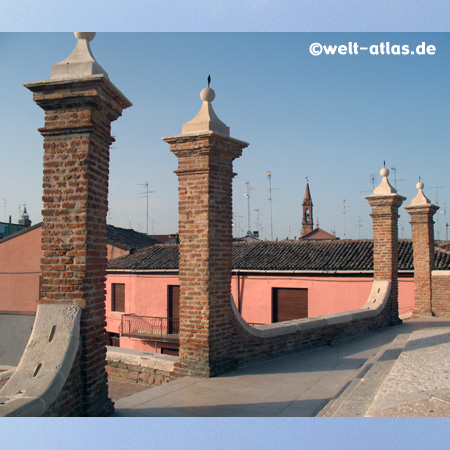 Comacchio, Trepponti Bridge, Emilia-Romagna, Italy