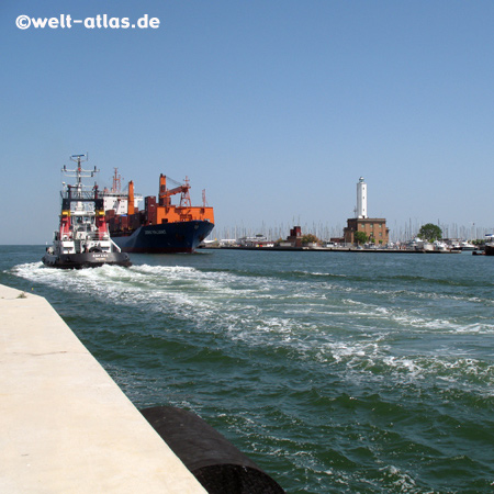 Canale Candiano, Porto Corsini, Lighthouse, Marina di Ravenna
