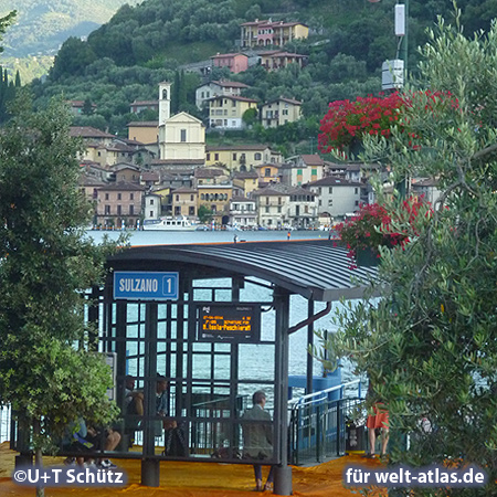 Fähranlegen Sulzano, Lago d´Iseo