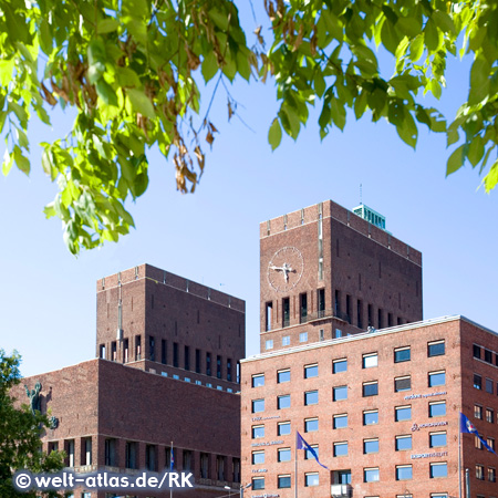 Rathaus von Oslo, Norwegen