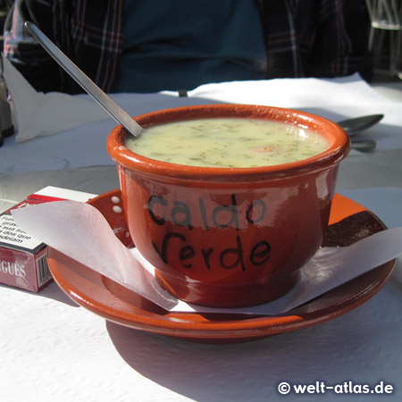 Portuguese potato soup Caldo Verde