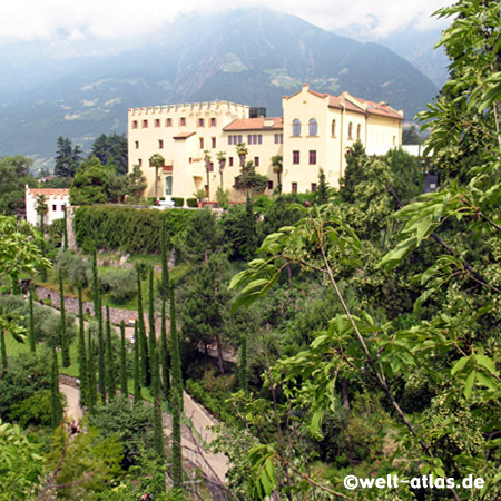 Die Gärten von Schloss Trauttmansdorff bei Meran