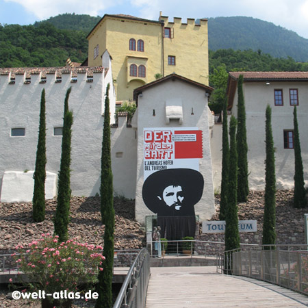 Exhibition Andreas Hofer "Him with the beard" in the Touriseum, museum at Trauttmansdorff Castle near Meran 