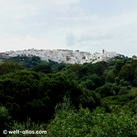 Blick auf Vejer de la Frontera