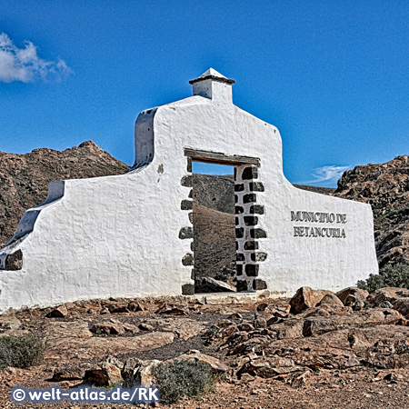 Gemeindeschild von Betancuria, Fuerteventura