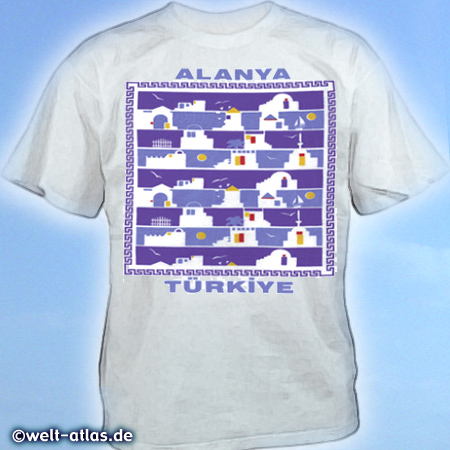 T-Shirt aus AlanyaErinnerung an den Urlaub in der Türke