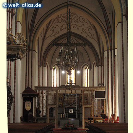 Inside the Cathedral of St. John, Kamień Pomorski