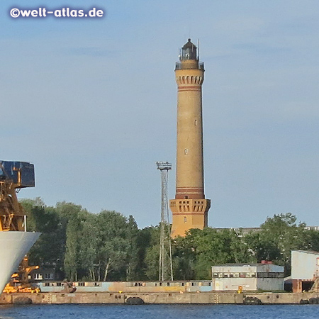 Leuchtturm am Hafen in Swinemünde ist der höchste an der polnischen OstseePosition: 53°55'N 14°17'E