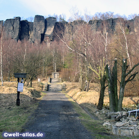 Rock walls near Tisá, Nature Protected Area Labske Piskovce
