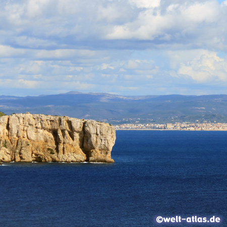 View from Capo Caccia to Punta Giglio and Alghero