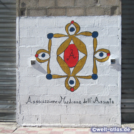 Wall painting  in Orgosolo