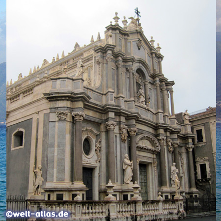 The Cathedral of Catania, St. Agatha, Piazza Duomo