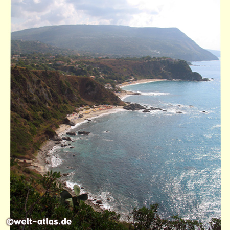 View from the lighthouse at Capo Vaticano