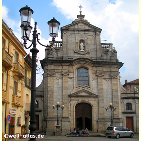 Barockkirche im historischen Stadtkern von Serra San Bruno, Kalabrien
