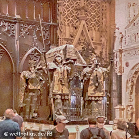 Tomb of Christopher, Columbus in Sevilla Spain