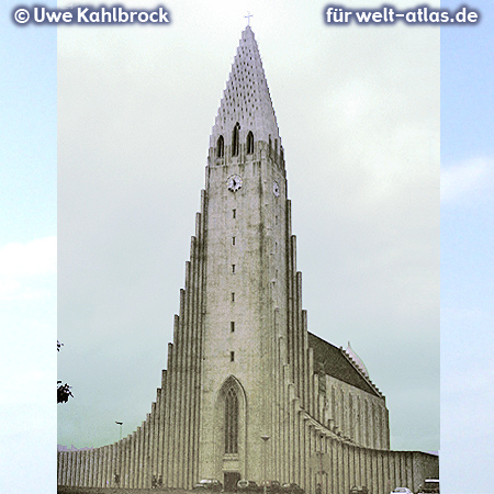 Hallgrims-Kirche in Reykjavík, Foto: Uwe Kahlbrock