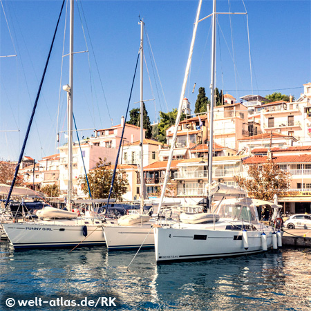Skiathos yacht harbour, Greece