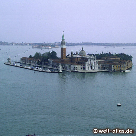 View of San Giorgio Maggiore, island and church