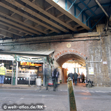 Entrance to Green Market London, England