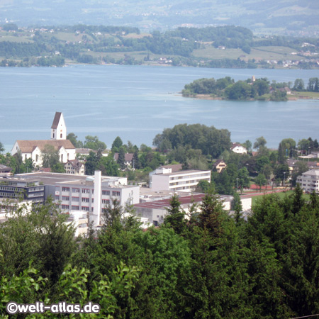 Pfäffikon, Insel Ufenau, Zürichsee, Schweiz