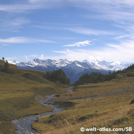 Bisse du Tsittoret, Crans Montana, Valais, Switzerland