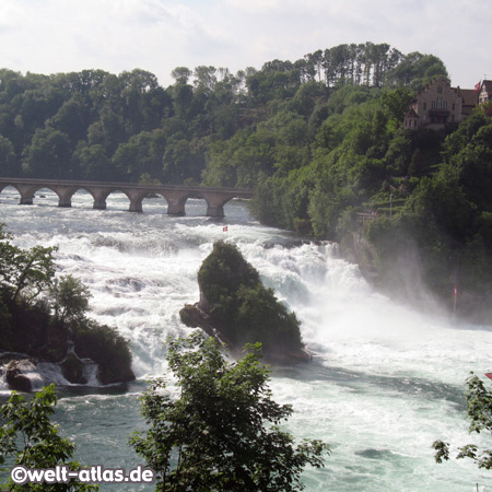 Rheinfall bei Schaffhausen, Schweizgrösster Wasserfall Europas