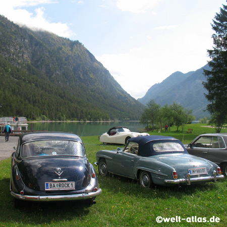 Heiterwanger See, Oldtimer, Lake Heiterwang, Tyrol, Austria