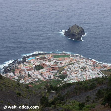 Blick auf Garachico, Teneriffa