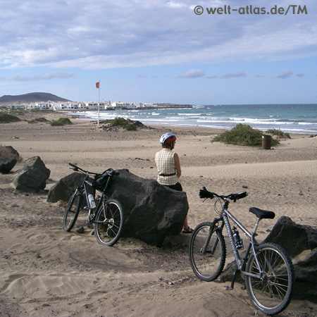 Lanzarote, beach near Famara