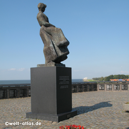 Statue für die Fischer, die auf See blieben