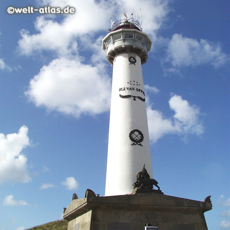 Jan van Speijk-Leuchtturm in Egmond aan Zee, Position: 52°37,2' N 004°37,4' E