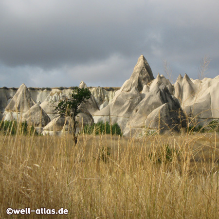 Felsformationen aus Tuffstein 