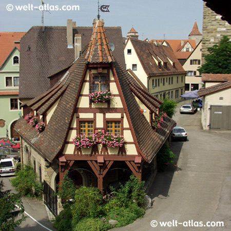 Rothenburg o. d.Tauber, Old Forge (Alte Schmiede) - medieval old town in Middle Franconia