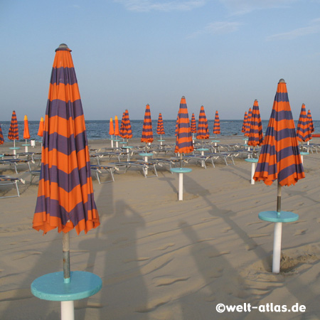 Strand von Punta Marina, bevor die Saison beginnt