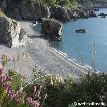 Beach of Marina di Maratea, Basilicata