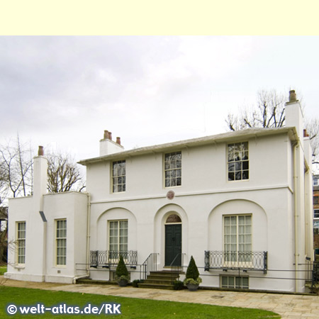 Haus des Poeten John Keats in Hampstead, wichtiger Dichter der englischen Romantik